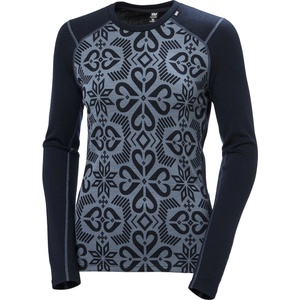 Helly Hansen W Lifa Merino Midw Gra Crew Размер: L / Цвят: светло розов