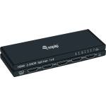 Equip HDMI видео сплитер - 332717 (4 порта, HDMI2.0, 3D, 4K/60Hz, HDR/HDCP Ready, черен) (332717)