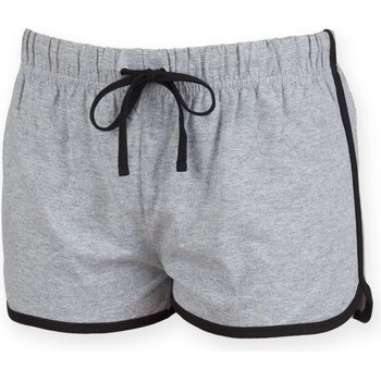 SF Skinnifit dámské retro kraťasy šedý melír černá