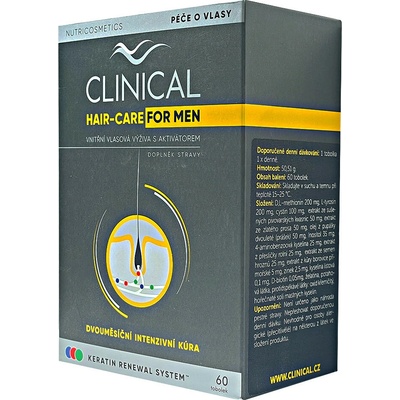 Clinical Hair Care for Men 2měsíční kúra 60 tobolek