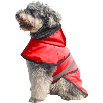 Tiger`s Heart Дъждобран за кучета с качулка и светлоотразителни ленти