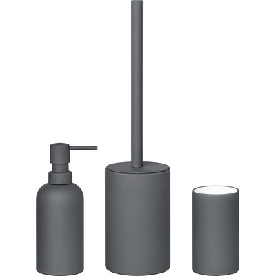 blomus Комплект за баня blomus banja от 3 части - цвят черен (blomus 66026)