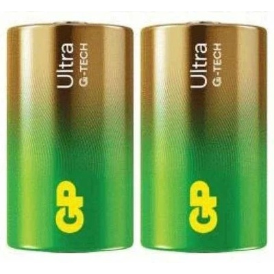 GP Batteries Алкална батерия GP ULTRA LR20 /2 бр. в опаковка shrink/ 1.5V GP-BA-13AU21-S2 (GP-BA-13AU21-S2)