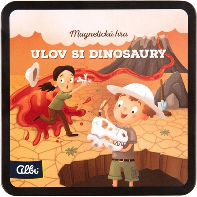 Albi Magnetická hra na cesty Ulov si dinosaury