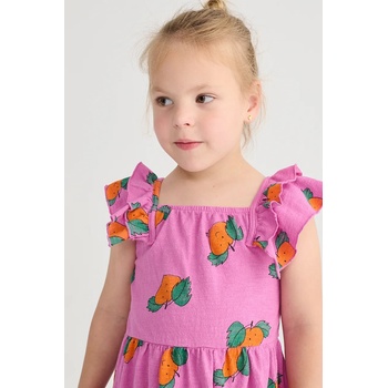Bobo Choses Детска памучна рокля Bobo Choses Tangerine (126AC101)