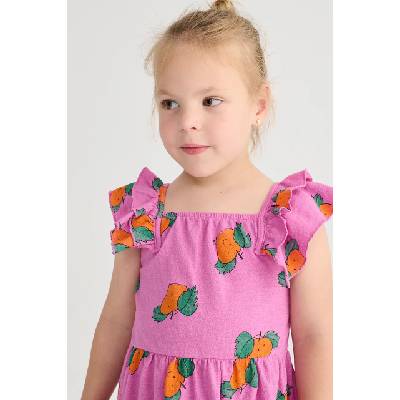 Bobo Choses Детска памучна рокля Bobo Choses Tangerine (126AC101)