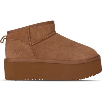 Jack Wills Дамски меки ботуши Jack Wills Platform Snug Boots Womens - Tan