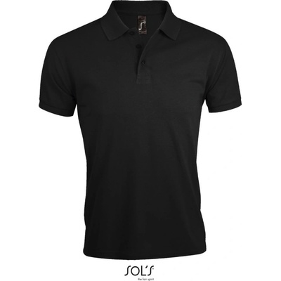 Sol's polokošile Prime Men krátký rukáv pánská černá