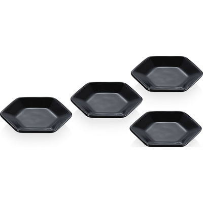 Le Creuset Купички за сосове и дипове Le Creuset шестоъгълни 9, 5 см черни 4 бр (69259951400030)