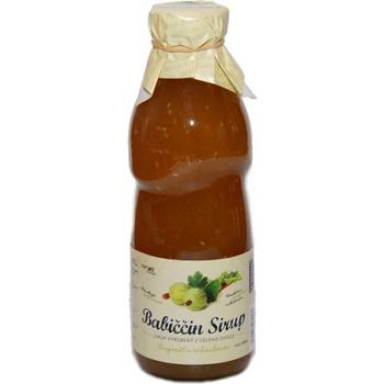 Nature Notea Babiččin sirup Angrešt s rebarborou 0,5 l