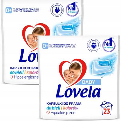 Lovela prací kapsle hypoalergenní bez zápachu 46 PD