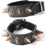 Black & metal гривна spikes 1 - bwz-513