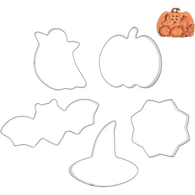 Vykrajovačka Halloween sada 5 ks nerez