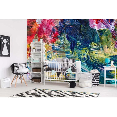 DIMEX ART Самозалепваща се флизелинова фототапета художествена палитра 375 x 250 см