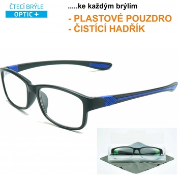 OPTIC+ Excellent dioptrické čtecí brýle modré