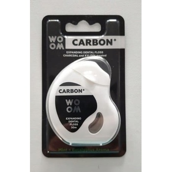 Woom Dentálna čierna zubná niť CARBON + 30 m