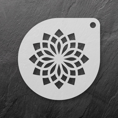 Šablona na sušenky Abstraktní květ – Zboží Dáma