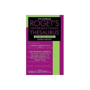 The Concise Roget's International Thesaurus (ISBN: 9780061961076)