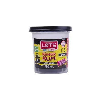 LET'S Кинетичен пясък 130 гр. Let`s L-10176 черен