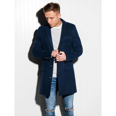 Ombre Clothing pánský kabát Niko C432 navy – Zboží Dáma