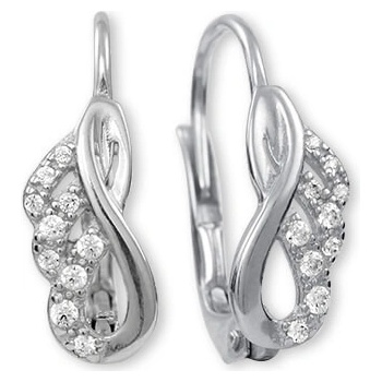 Soliter Elegantné náušnice s čírymi kryštálmi 745 239 001 00837 0700000