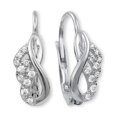Soliter Elegantné náušnice s čírymi kryštálmi 745 239 001 00837 0700000