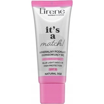 Lirene It's a Match! Mineral Foundation SPF15 002 Natural fluidný make-up 30 ml