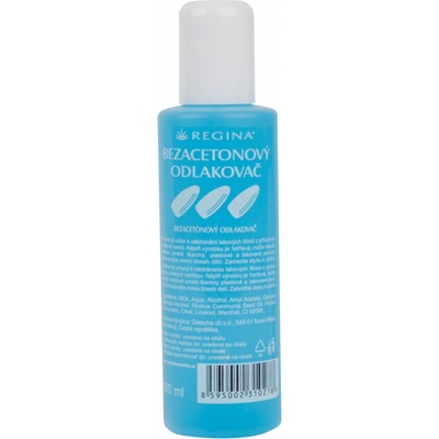 Regina bezacetonový odlakovač na nehty 100 ml