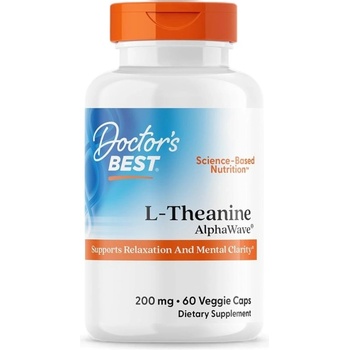 Doctor's Best L-Theanine 200 mg | AlphaWave® [60 капсули]