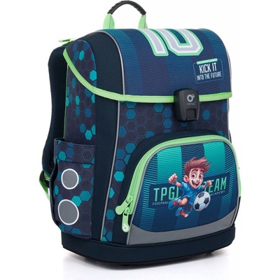 Topgal batoh AIRA 25011 B zelená modrá