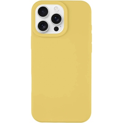 Tactical Силиконов калъф с MagSafe за iPhone 16 Pro Max - Tactical MagForce Velvet Smoothie Cover (жълт) (57983122585)