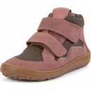 Froddo dívčí zimní barefoot boty TEX WOOL G3110254-6W růžová
