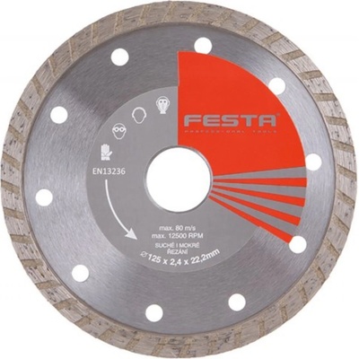 Festa Kotúč diamantový turbo 125 × 22,2 mm 121412