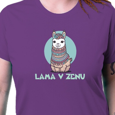 Triko na jógu Lama v zenu dámské