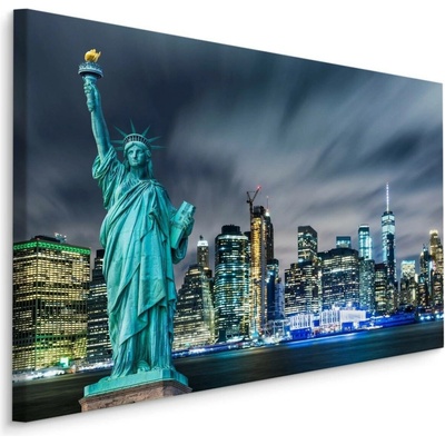 Plátno Socha Svobody Na Pozadí Newyorských Mrakodrapů Varianta: 70x50