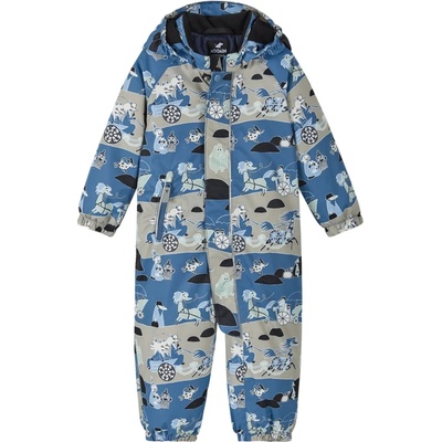 Detský zimný overal s membránou Reima Moomin Puhuri blue ocean