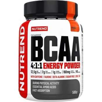 Nutrend BCAA 4: 1: 1 Energy Powder [500 грама] Портокал