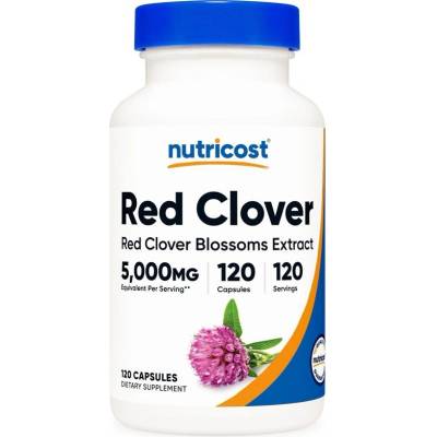 Nutricost Red Clover, 200 mg, 120 капсули, Nutricost (57634 (776101) NC)