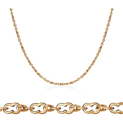 SAVICKI Синджирче Savicki 5, 2 мм: 585 злато, irydia