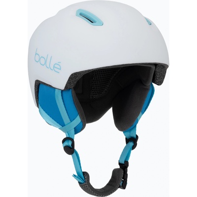 Bollé Детска ски каска Bollé Atmos Youth white/blue matte