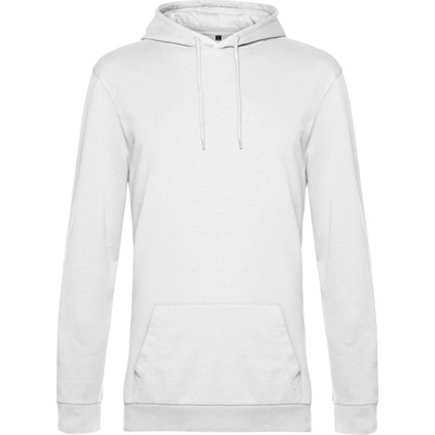B&C mikina Hoodie s kapucí, pánská COT01U03W00100 white