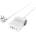 4smarts Зарядна Станция, 4Smarts 220v USB-C/A Power Strip Desk GaN 65W, Бял (540559)