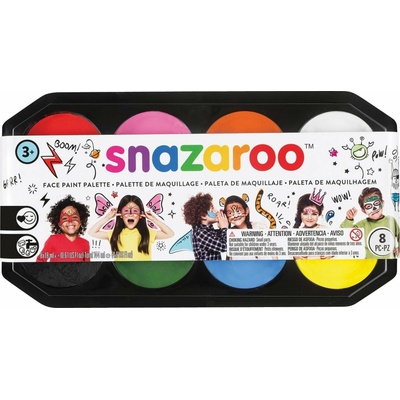 Snazaroo veľká sada farieb na tvár 8 x 18 ml
