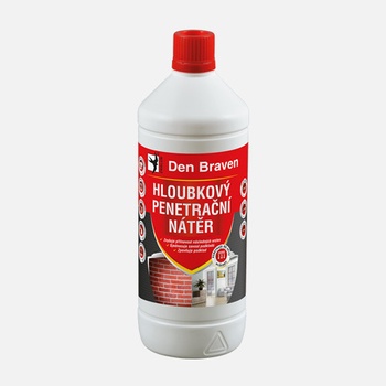 Den Braven Hĺbkový penetračný náter fľaša 1 liter mliečne biela