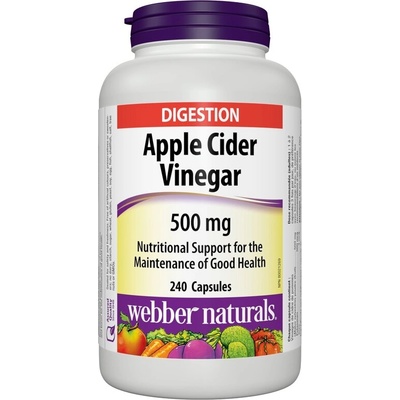 Webber Naturals Ябълков оцет 500 mg 240 капсули | Webber Naturals (5054 WN)