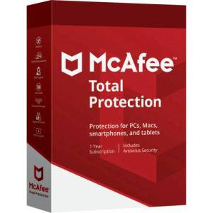 McAfee Total Protection - 12 месеца Брой устройства: Брой устройства: 5 устройства