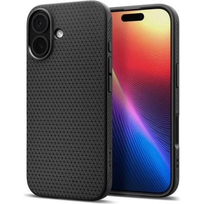Spigen Liquid Air, матов черен - iPhone 17 (ACS10369)