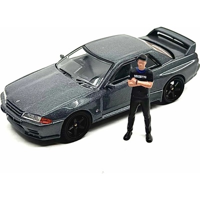 Mini GT Nissan SKYLINE GT-R R32 NISMO WITH TSUGIO MATSUDA 1992 1:64