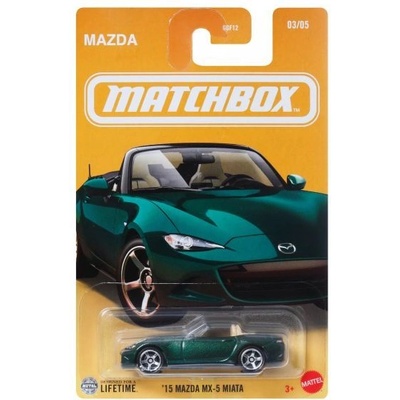 Mattel Matchbox: Иконична количка - ’15 Mazda MX-5 Miata (JCG54)