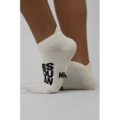Nebbia “HI-TECH” crew ponožky YES YOU CAN biela
